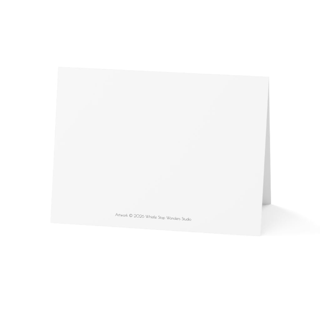 Whistle Stop Wonders™  2026 Newark, DE Edition Greeting Cards — (1/10/30/50 pcs)