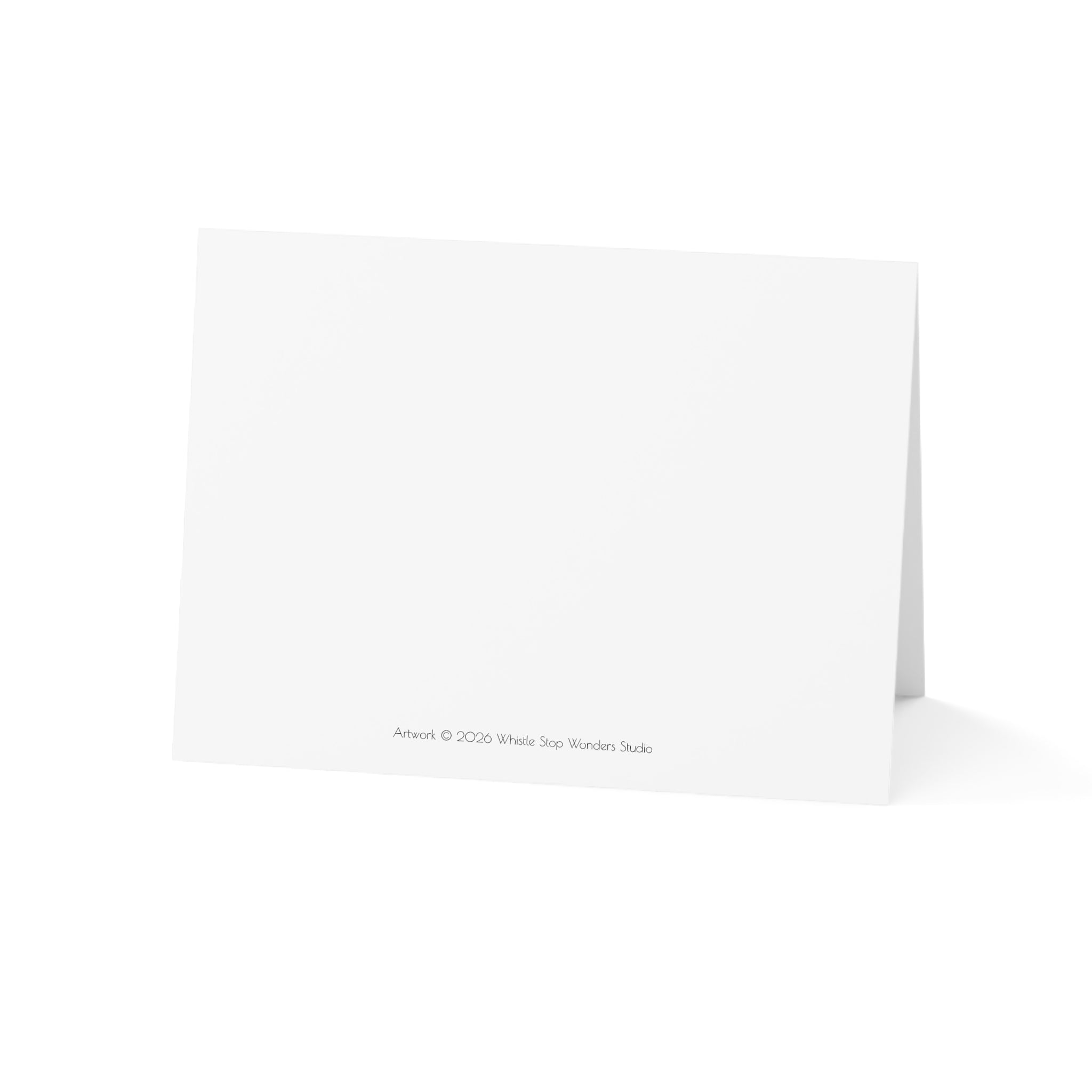 Whistle Stop Wonders™  2026 Newark, DE Edition Greeting Cards — (1/10/30/50 pcs)