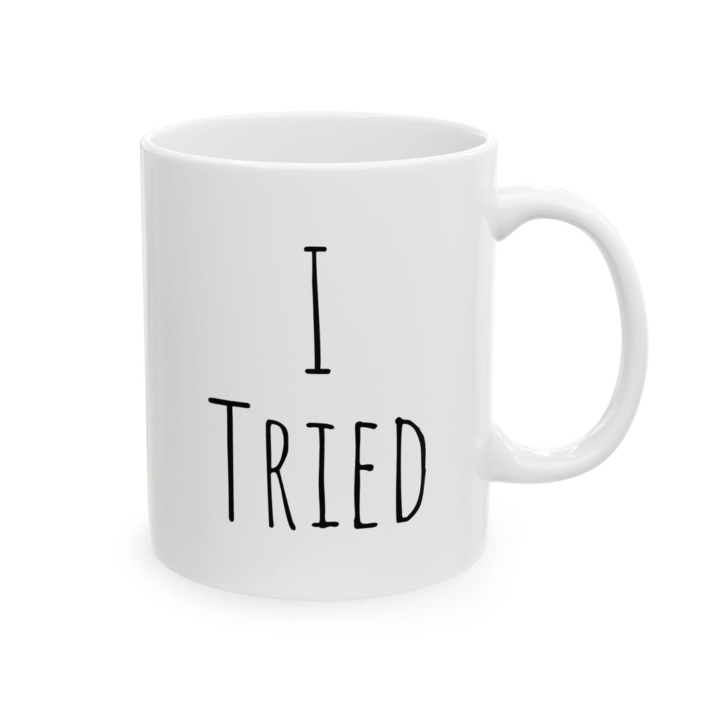 Minimalist 'Too Blessed' Ceramic Mug — Inspirational Coffee Tea Cup (11oz, 15oz)