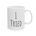 Minimalist 'Too Blessed' Ceramic Mug — Inspirational Coffee Tea Cup (11oz, 15oz)
