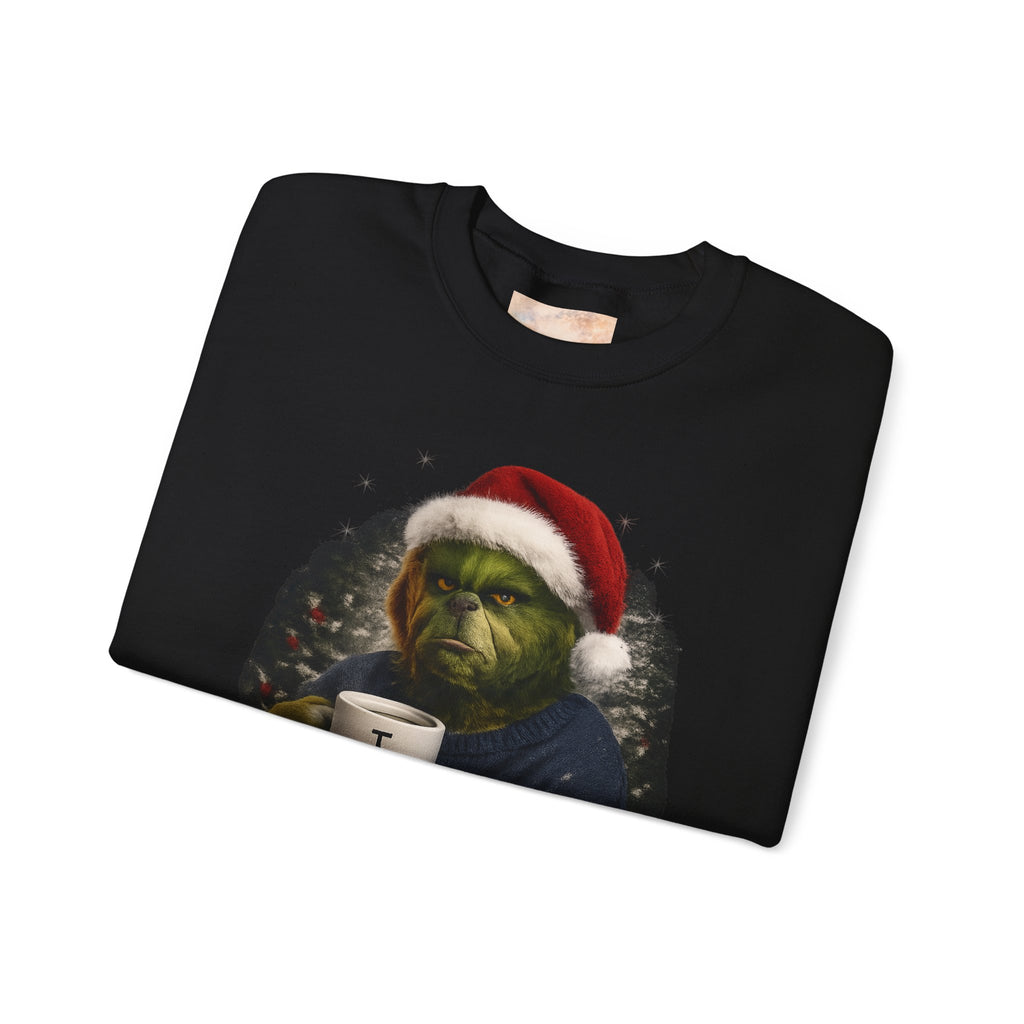 Grinch Santa 'I Tried' Crewneck Sweatshirt