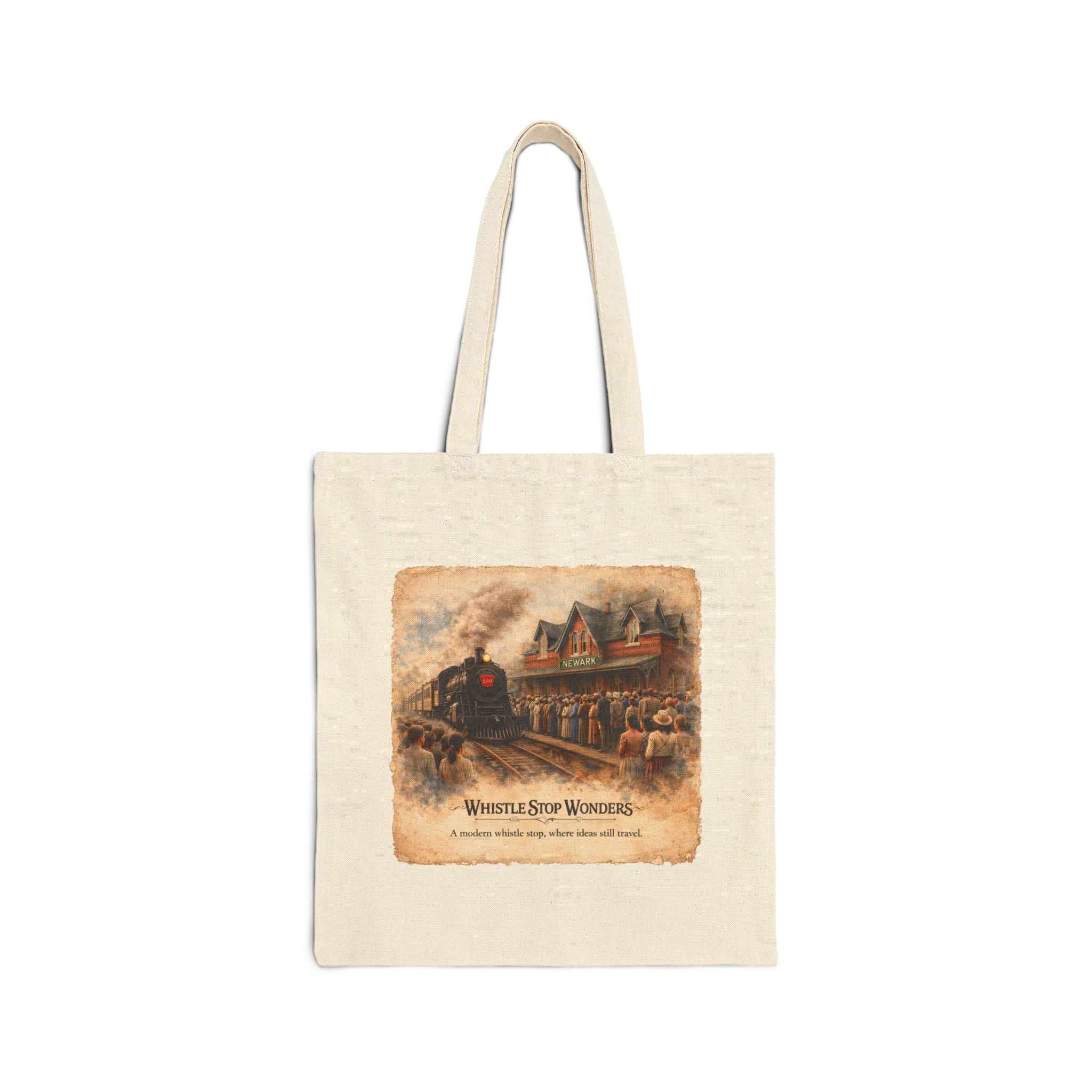 Whistle Stop Wonders™  2026 Newark, DE Edition Canvas Tote Bag — Canvas Shopper