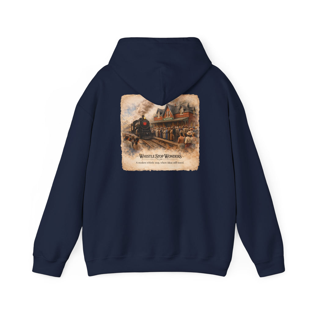 Whistle Stop Wonders™  2026 Newark, DE Edition— Unisex Heavy Blend Hooded Sweatshirt