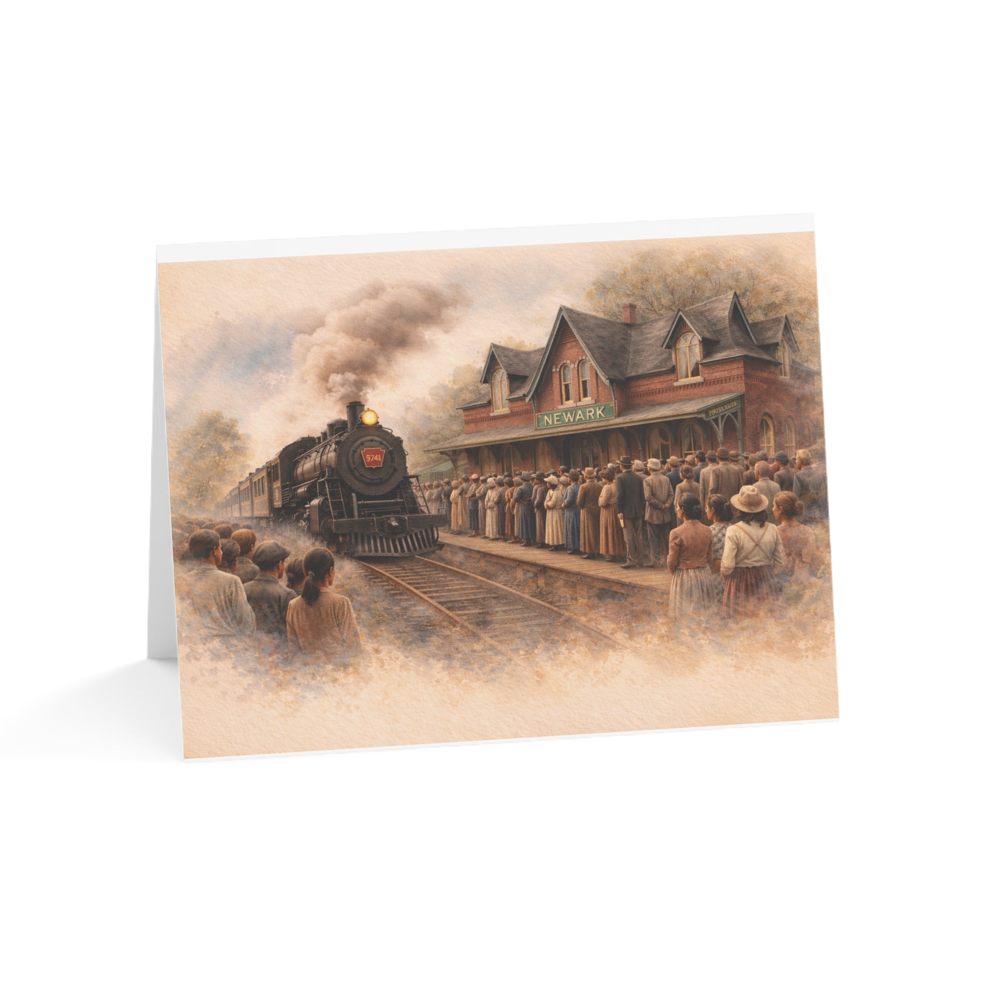 Whistle Stop Wonders™  2026 Newark, DE Edition Greeting Cards — (1/10/30/50 pcs)