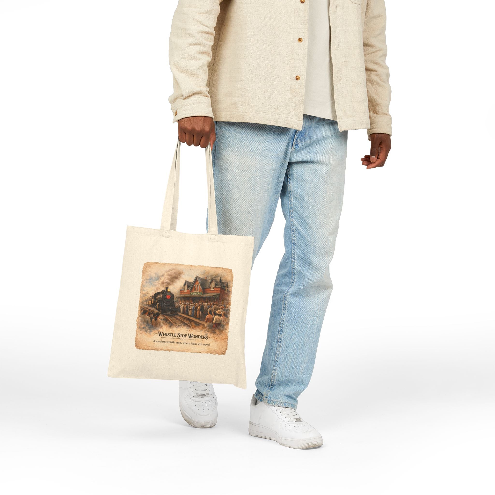 Whistle Stop Wonders™  2026 Newark, DE Edition Canvas Tote Bag — Canvas Shopper