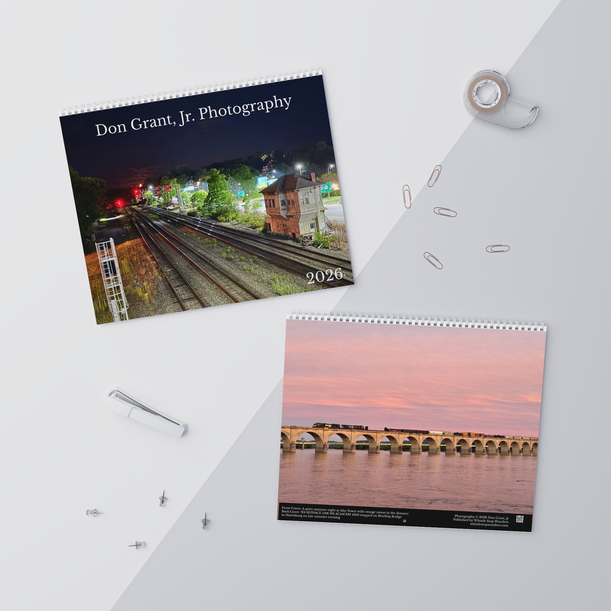 Don Grant, Jr. Photography — 2026 Railroad Photography Calendar