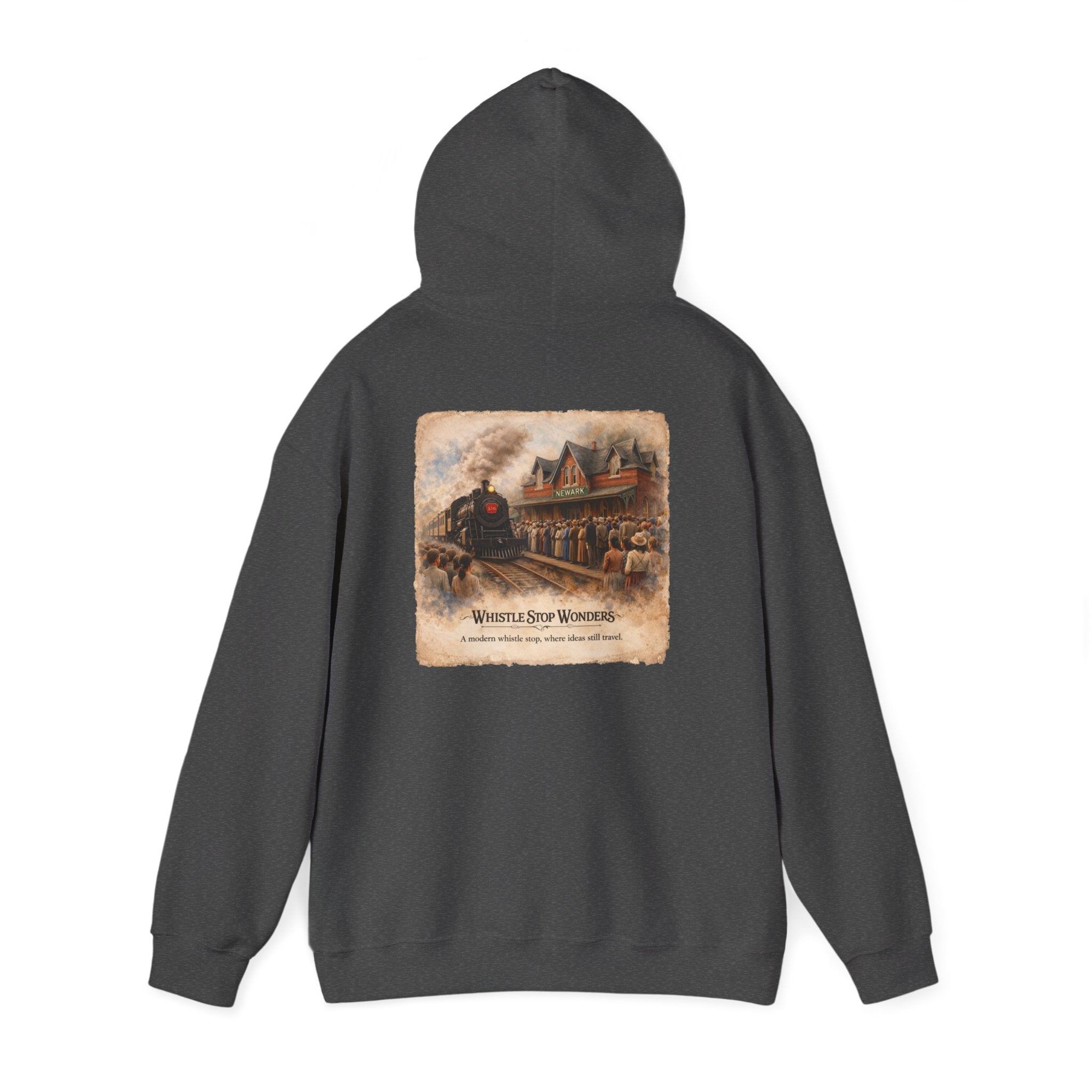 Whistle Stop Wonders™  2026 Newark, DE Edition— Unisex Heavy Blend Hooded Sweatshirt