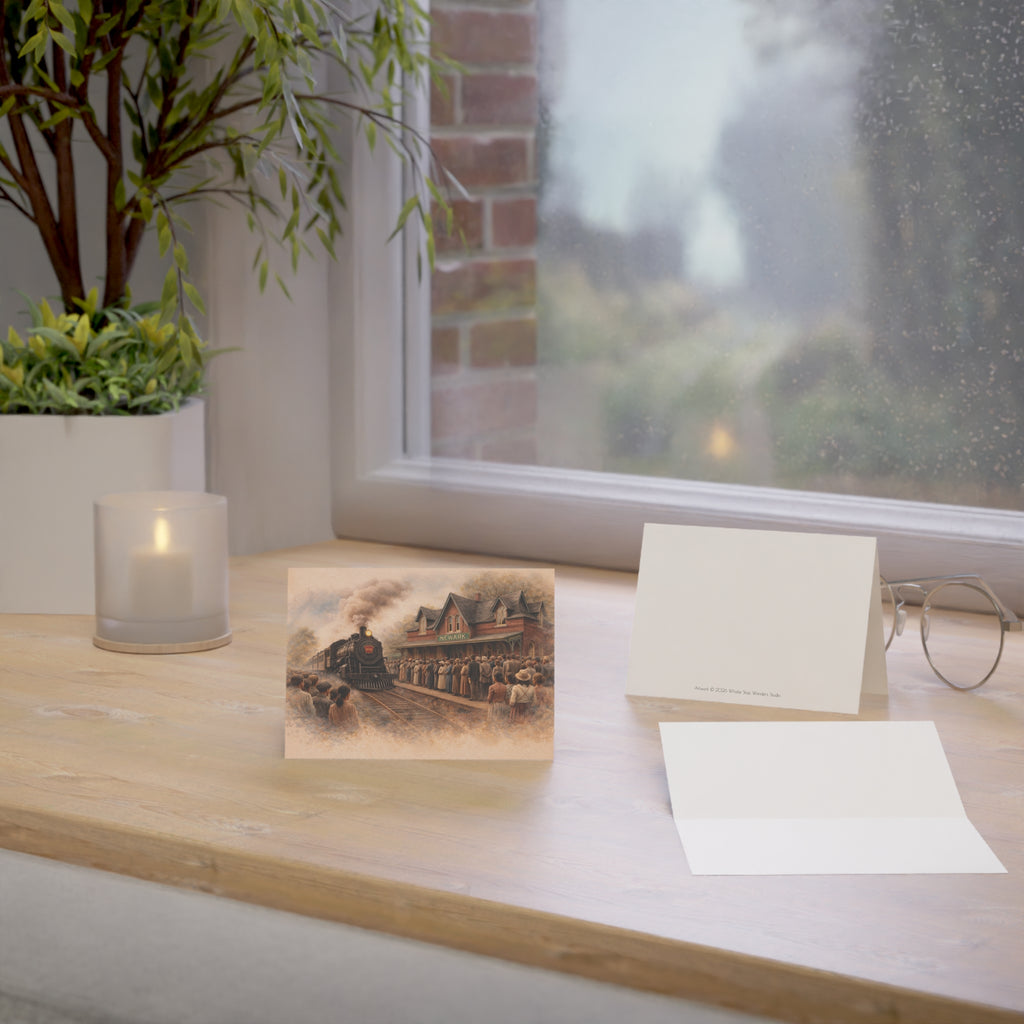 Whistle Stop Wonders™  2026 Newark, DE Edition Greeting Cards — (1/10/30/50 pcs)