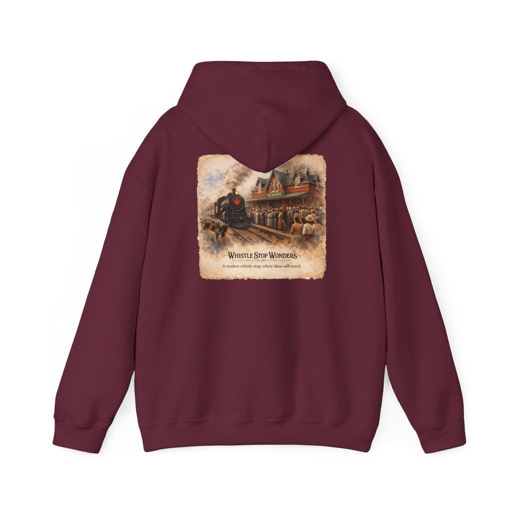 Whistle Stop Wonders™  2026 Newark, DE Edition— Unisex Heavy Blend Hooded Sweatshirt