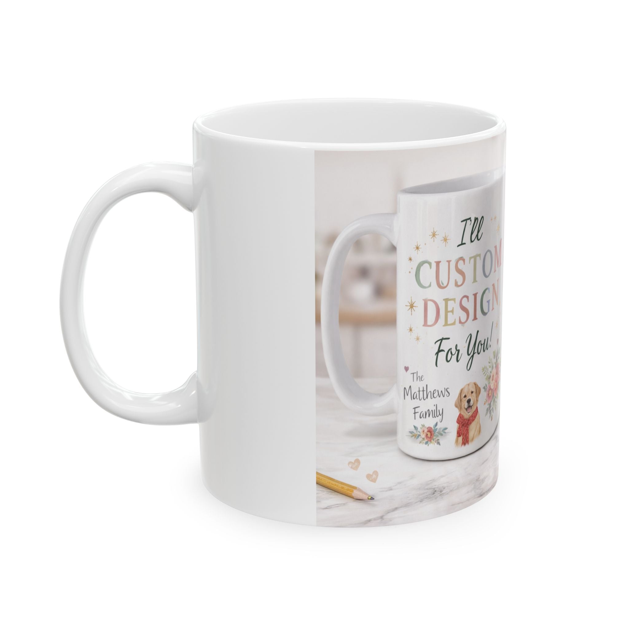 A mug designed just for you — Personalized Gift Coffee Cup (11oz/15oz)