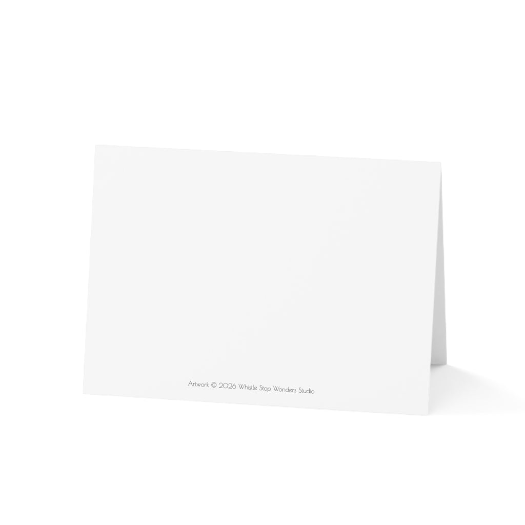 Whistle Stop Wonders™  2026 Newark, DE Edition Greeting Cards — (1/10/30/50 pcs)