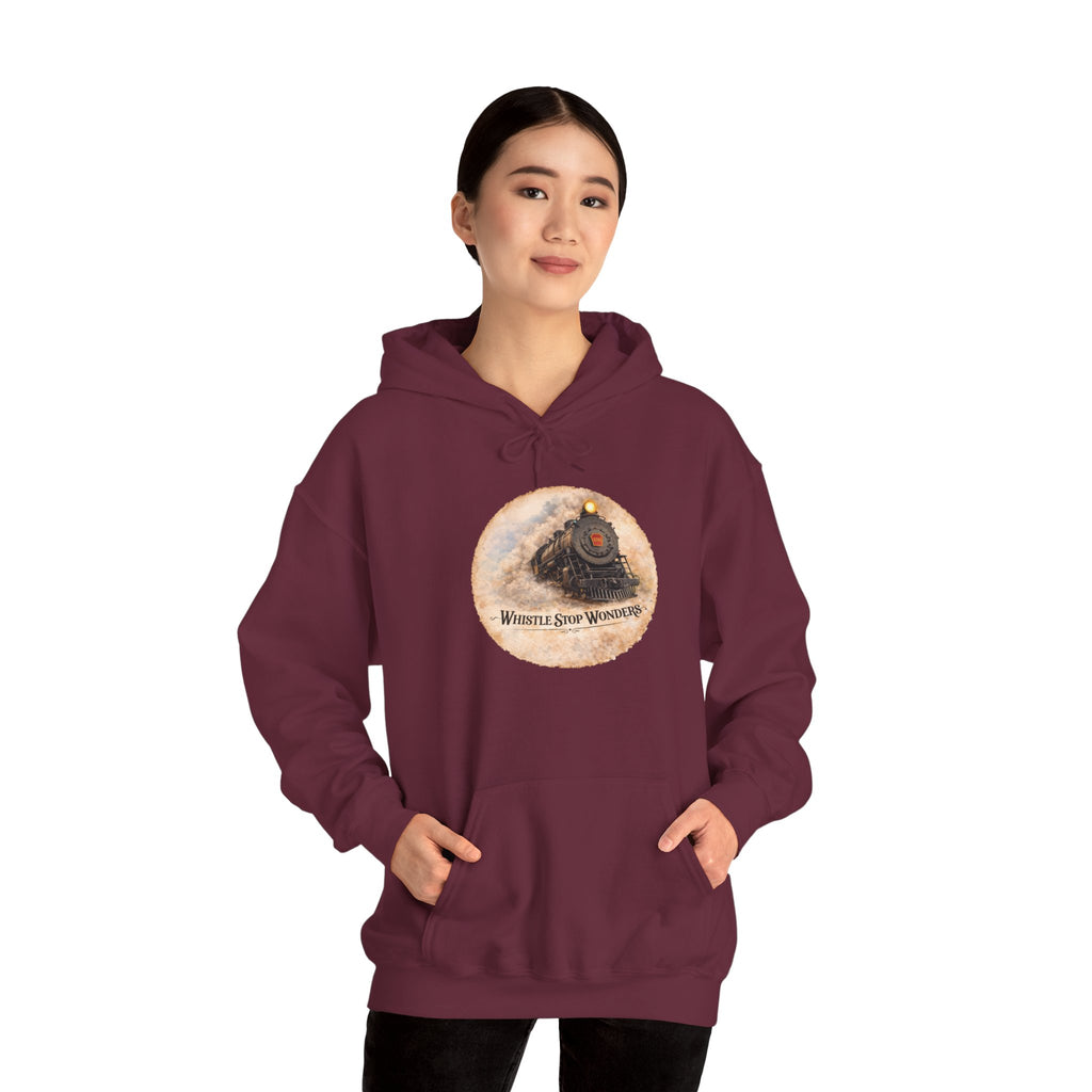 Whistle Stop Wonders™  2026 Newark, DE Edition— Unisex Heavy Blend Hooded Sweatshirt