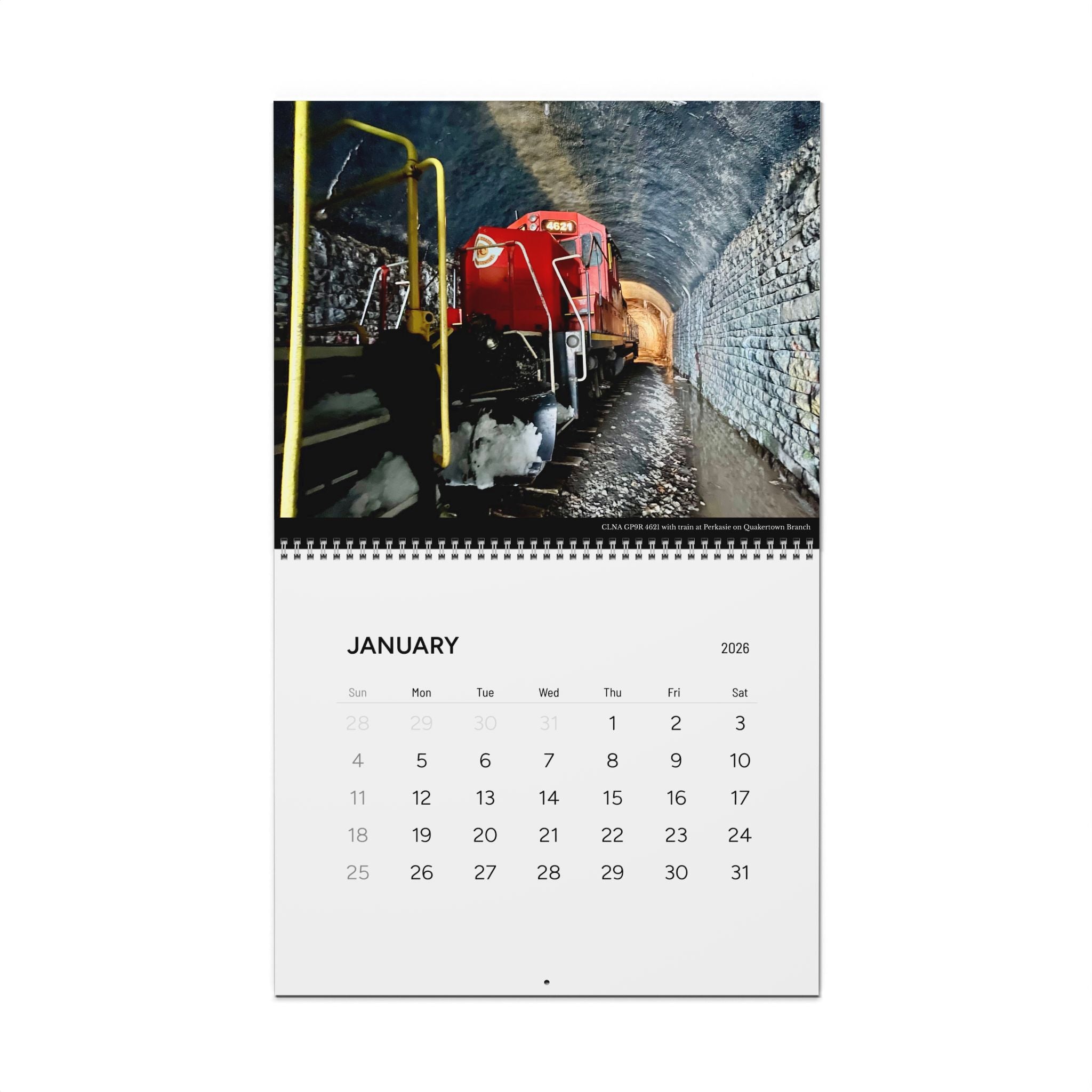 Don Grant, Jr. Photography — 2026 Railroad Photography Calendar
