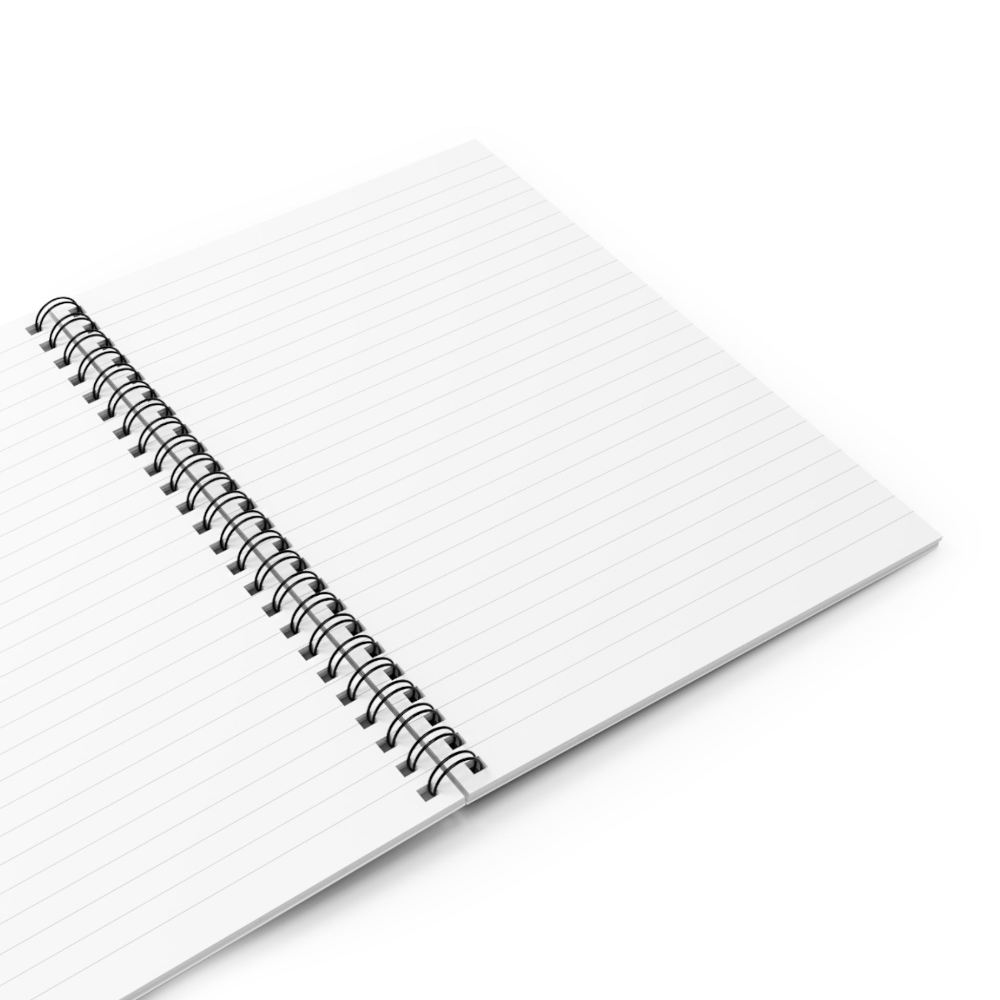 I Tried Spiral Notebook — Funny Minimalist Ruled Journal for Students & Adults