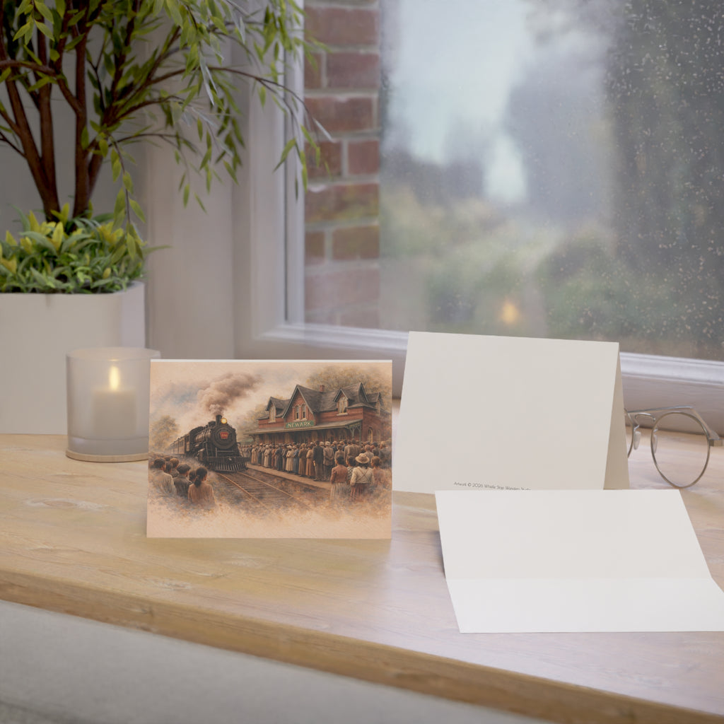 Whistle Stop Wonders™  2026 Newark, DE Edition Greeting Cards — (1/10/30/50 pcs)