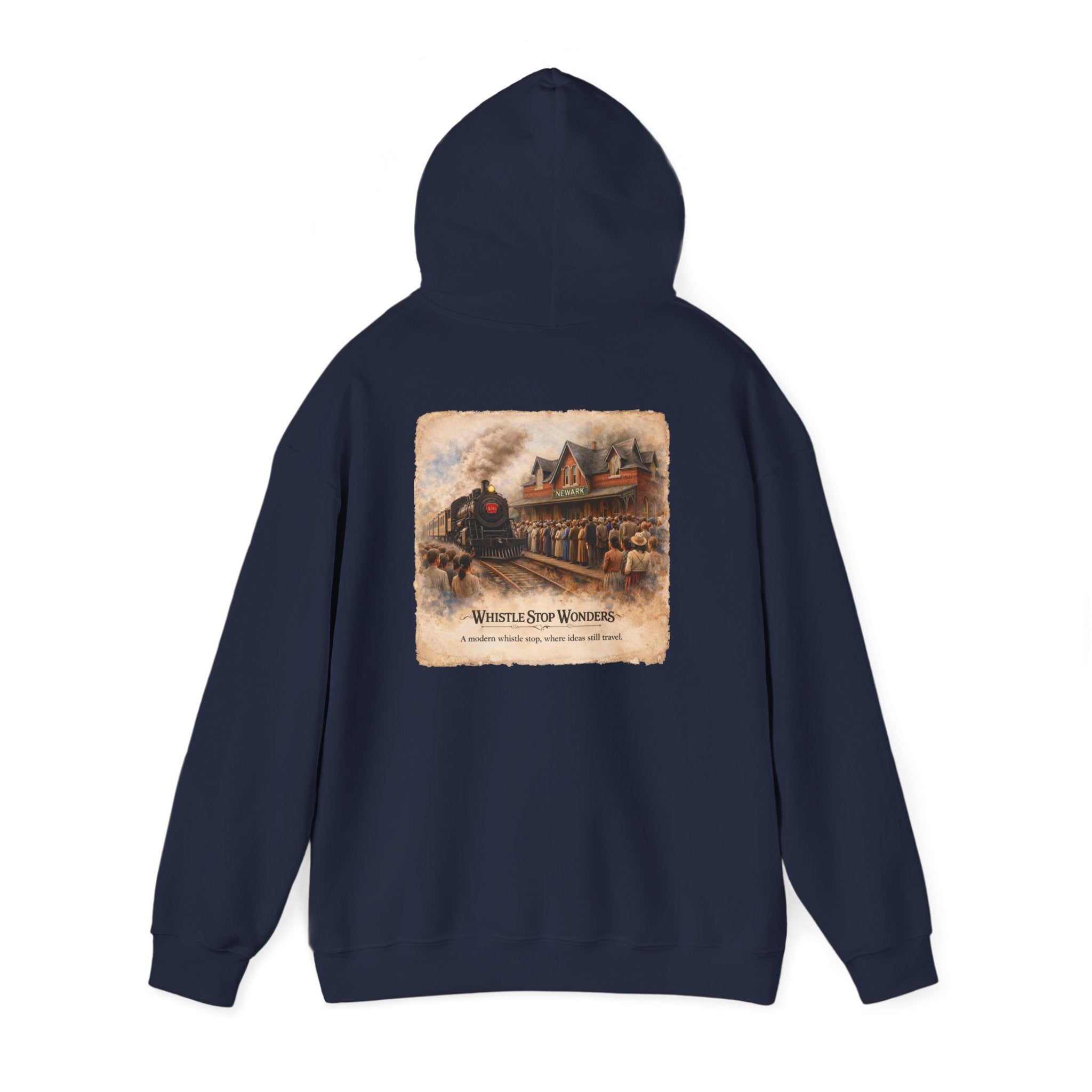 Whistle Stop Wonders™  2026 Newark, DE Edition— Unisex Heavy Blend Hooded Sweatshirt