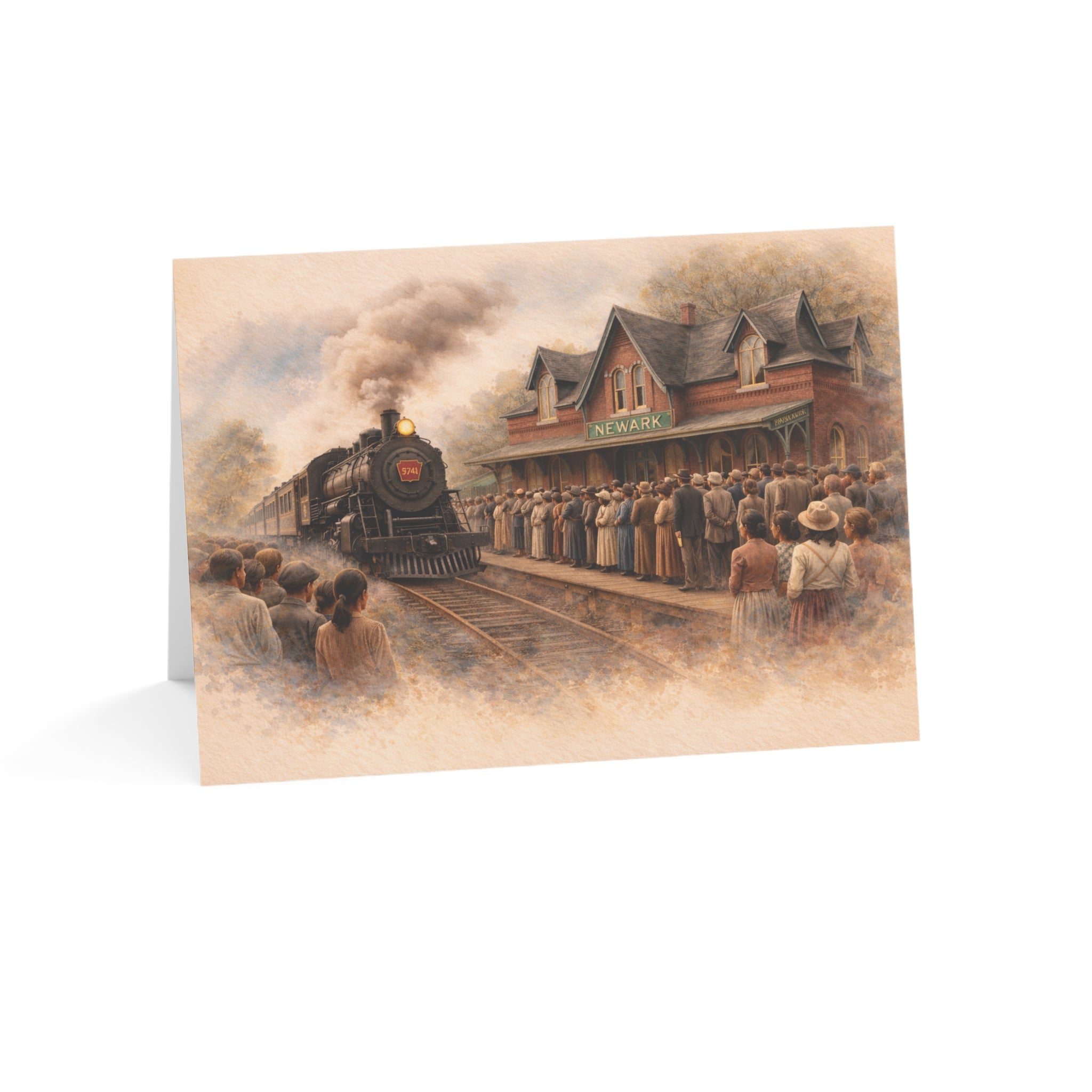 Whistle Stop Wonders™  2026 Newark, DE Edition Greeting Cards — (1/10/30/50 pcs)