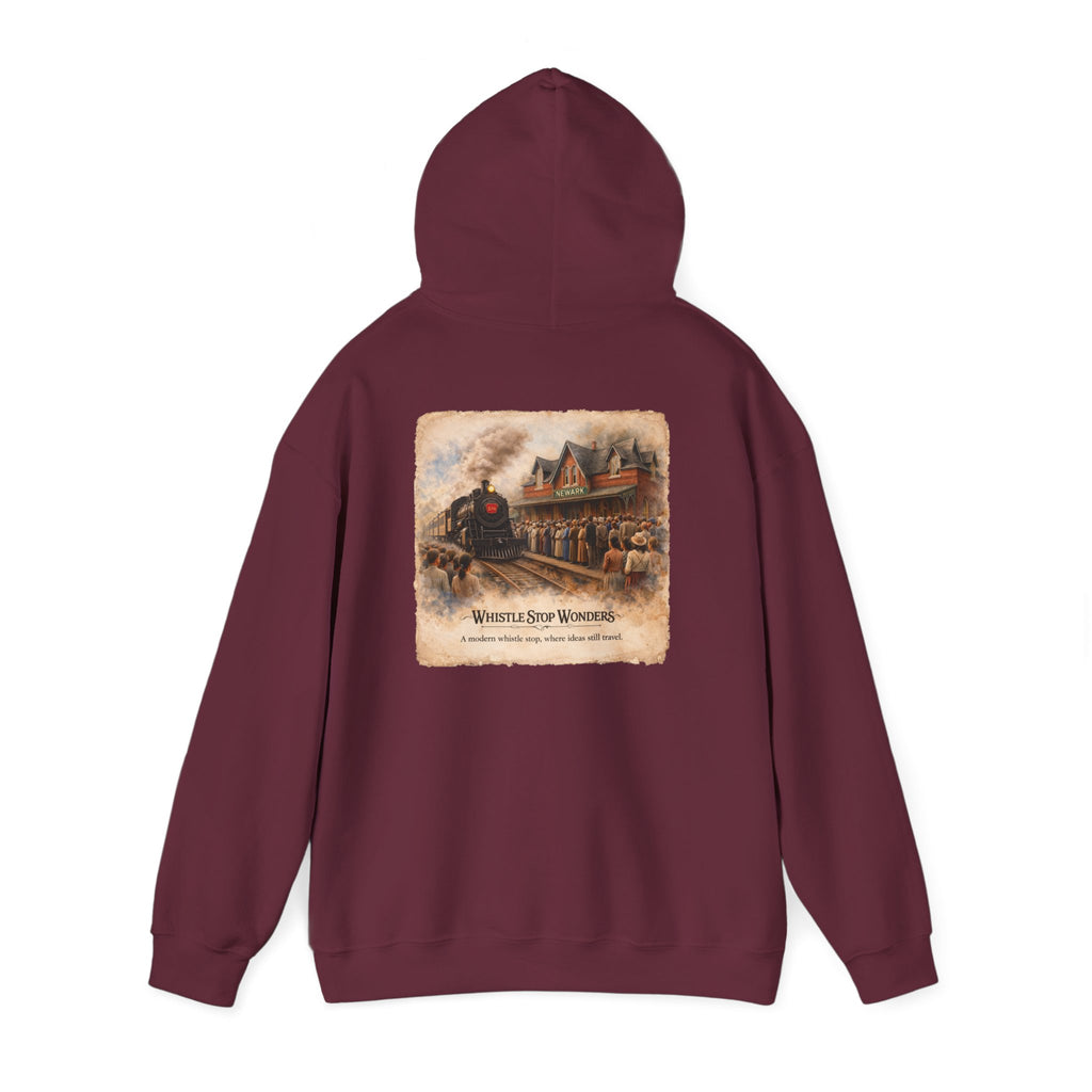 Whistle Stop Wonders™  2026 Newark, DE Edition— Unisex Heavy Blend Hooded Sweatshirt