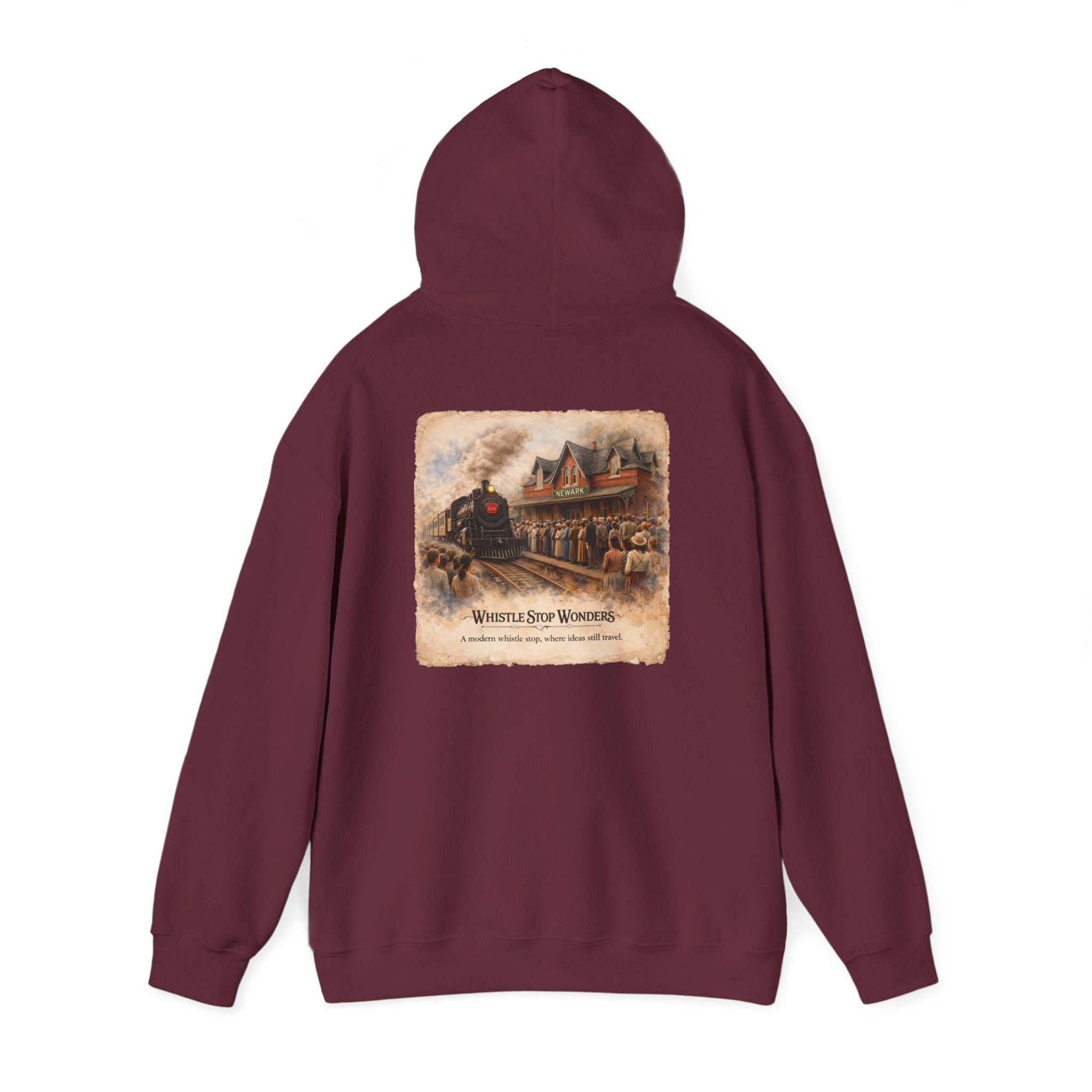 Whistle Stop Wonders™  2026 Newark, DE Edition— Unisex Heavy Blend Hooded Sweatshirt