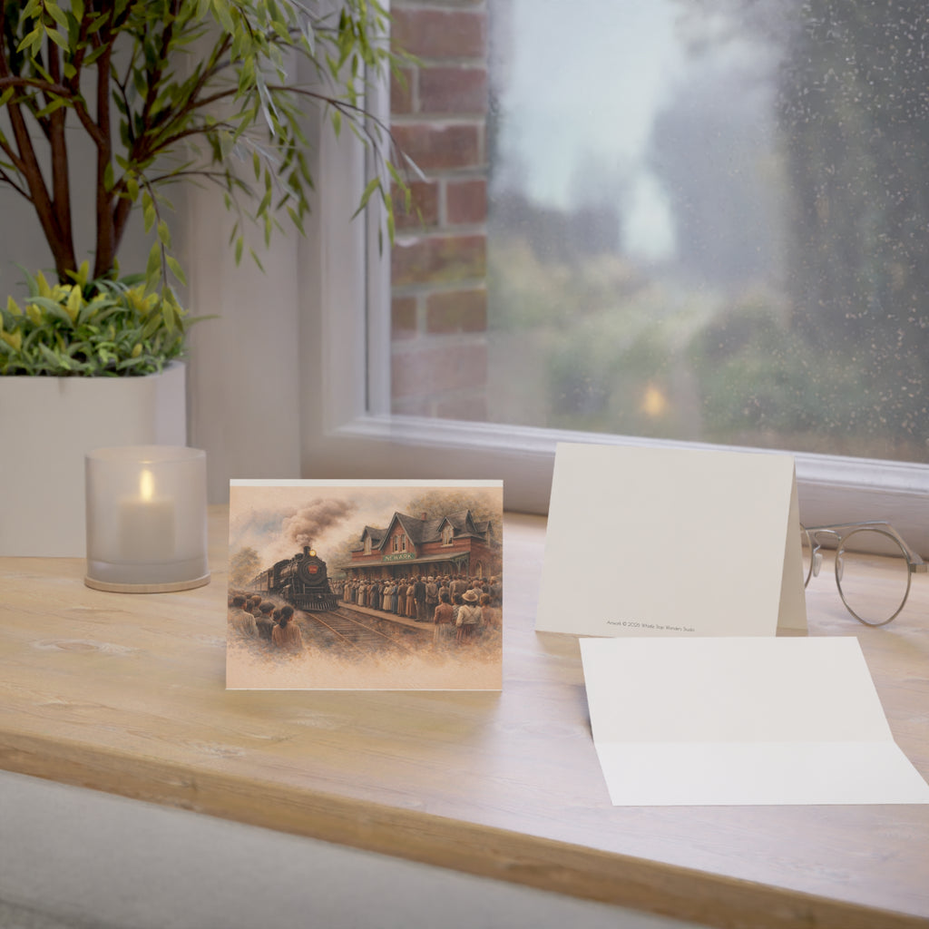Whistle Stop Wonders™  2026 Newark, DE Edition Greeting Cards — (1/10/30/50 pcs)