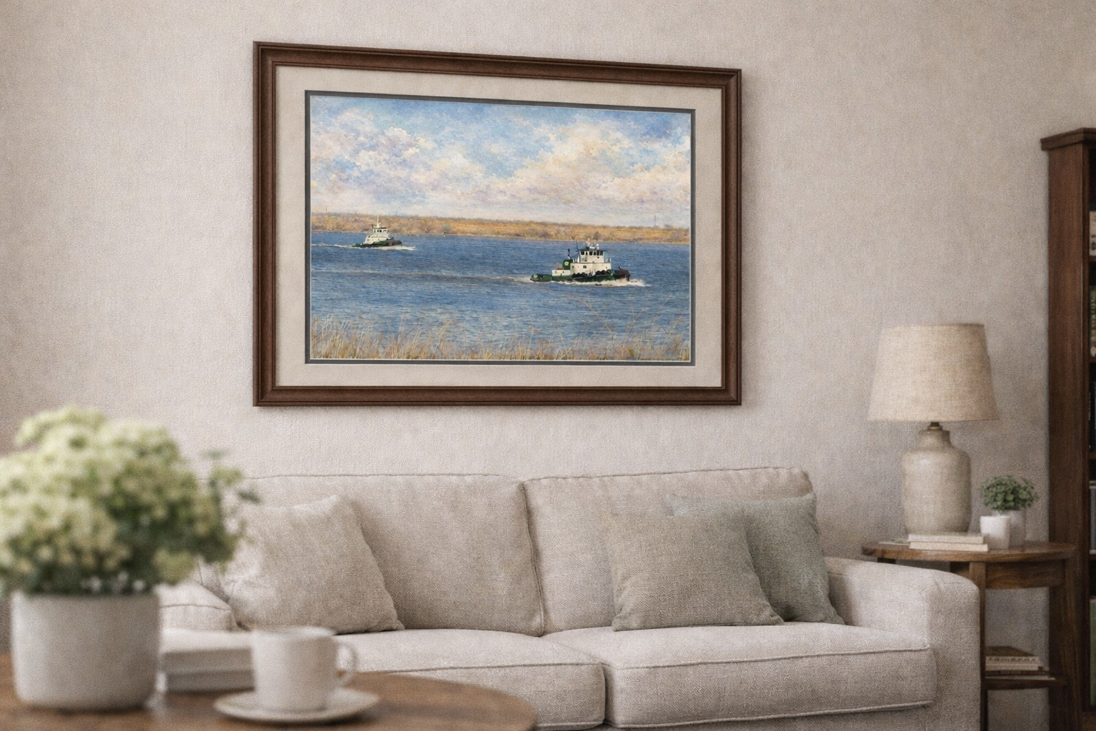 Where the River Works – Old New Castle, Delaware | Limited Edition Watercolor Print